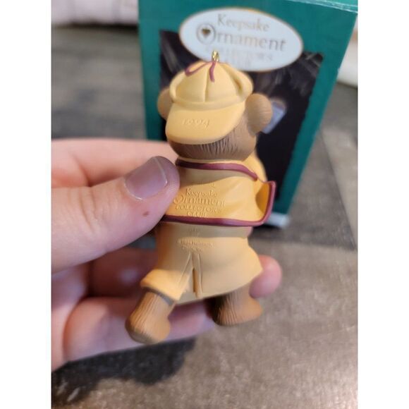 Hallmark 1994 holiday Pursuit ornament Xmas Decor bear - Picture 4 of 6